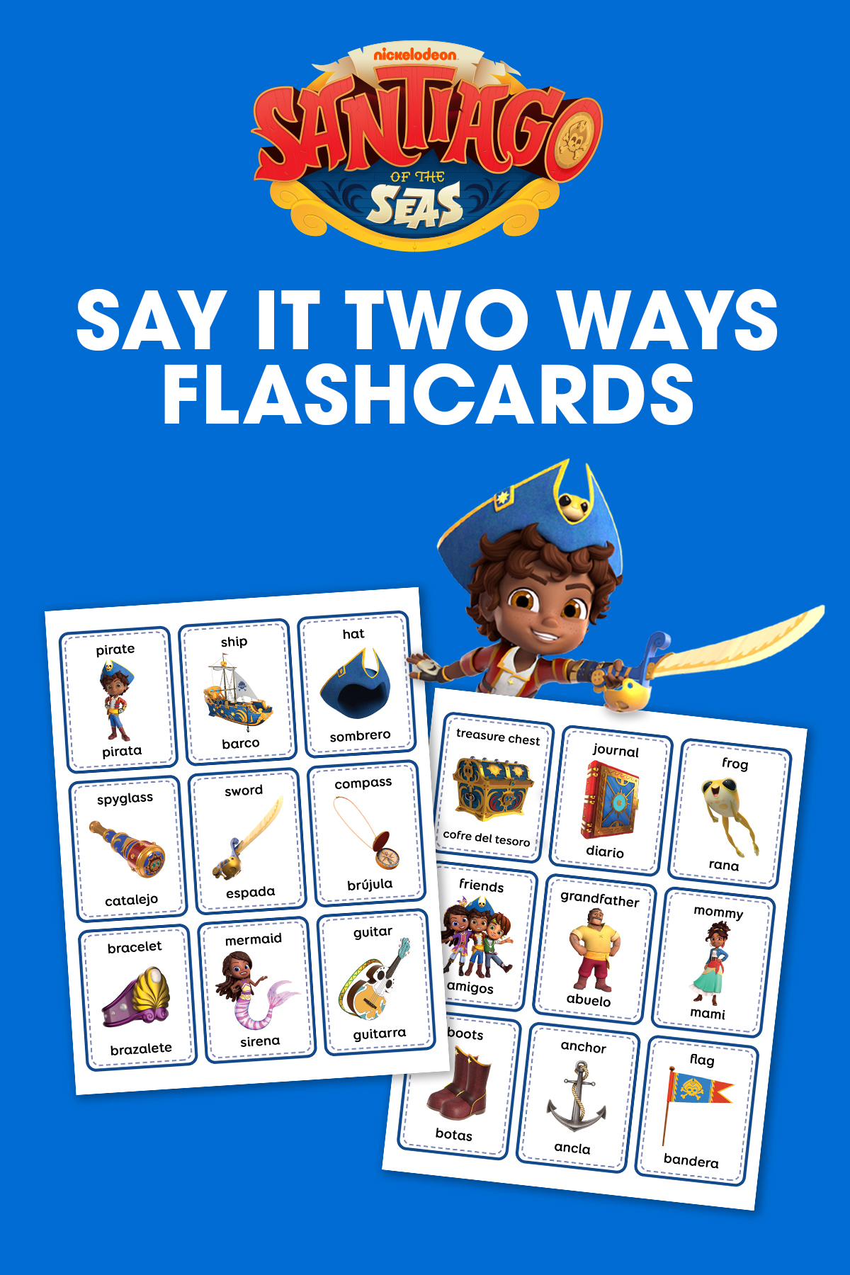 Santiago Say it Two Ways Flashcards