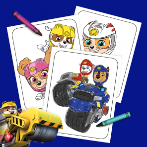 PAW Patrol Moto Pups Coloring Pages