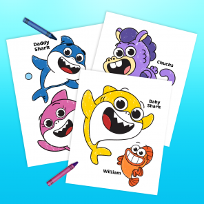 Baby Shark’s Big Show Coloring Pack