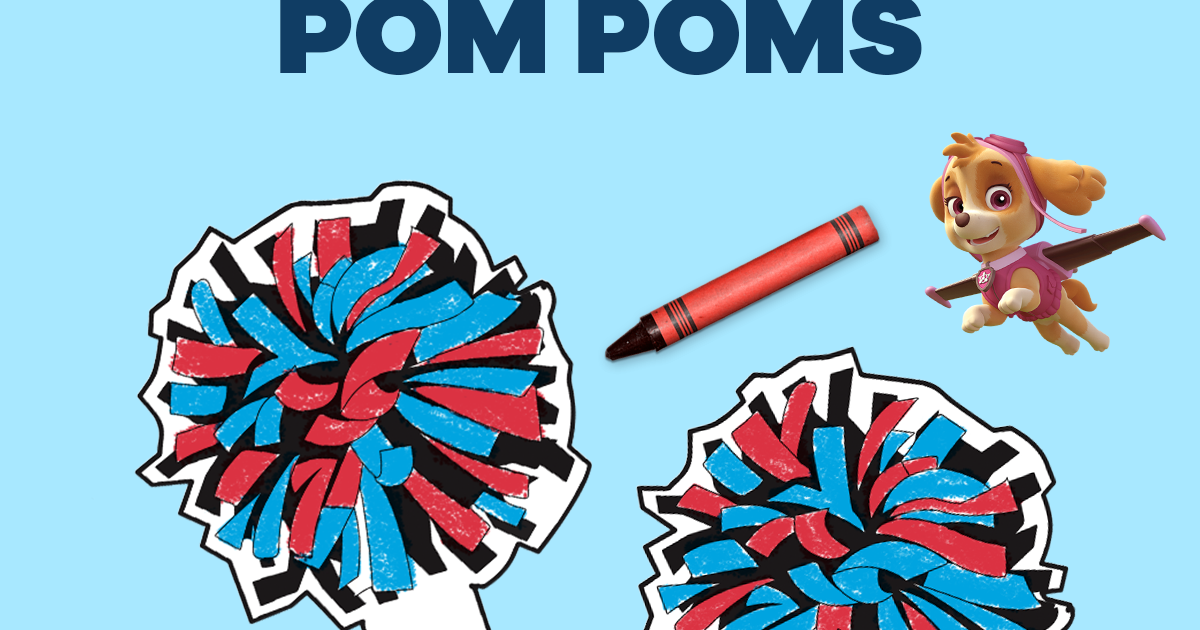 Three Cheers for Printable Pup Pup Pom Poms! | Nickelodeon Parents