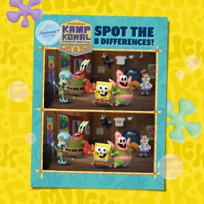 Kamp Koral Spot the Differences Activity Sheet