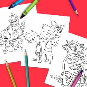 Download Coloring Pages Nickelodeon Parents