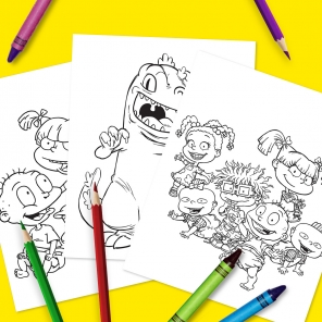 Coloring Pages Nickelodeon Parents