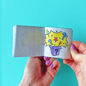 Make Your Own Mystery Box Flip Book