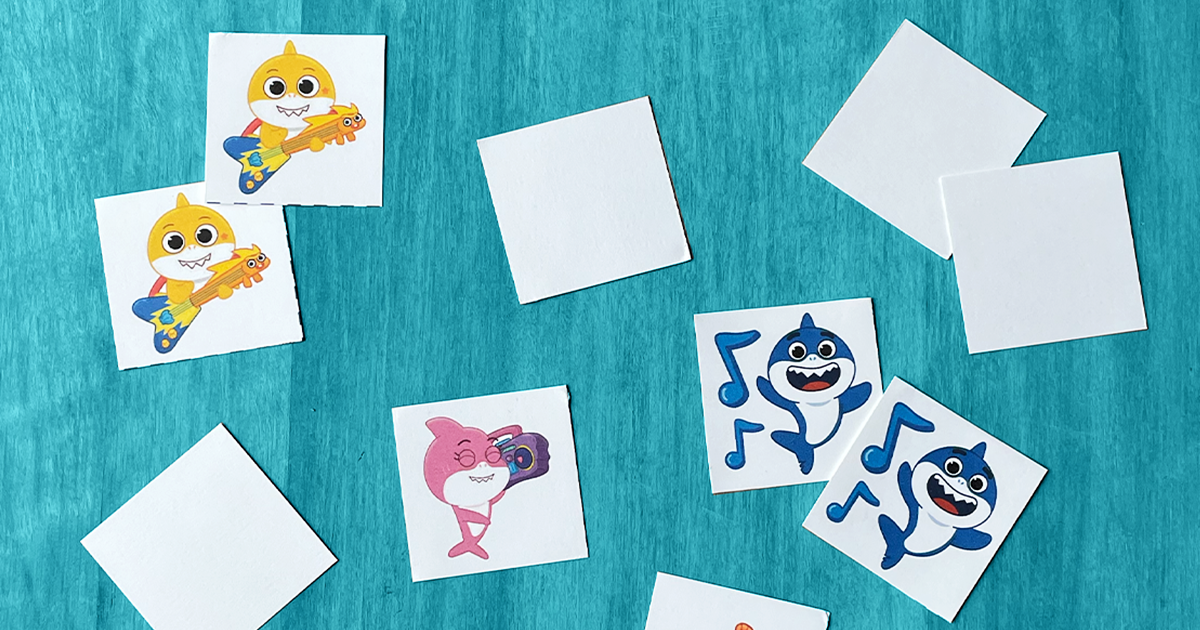 Shark Facts Memory Game: Playing Match Games to Make Learning Fun