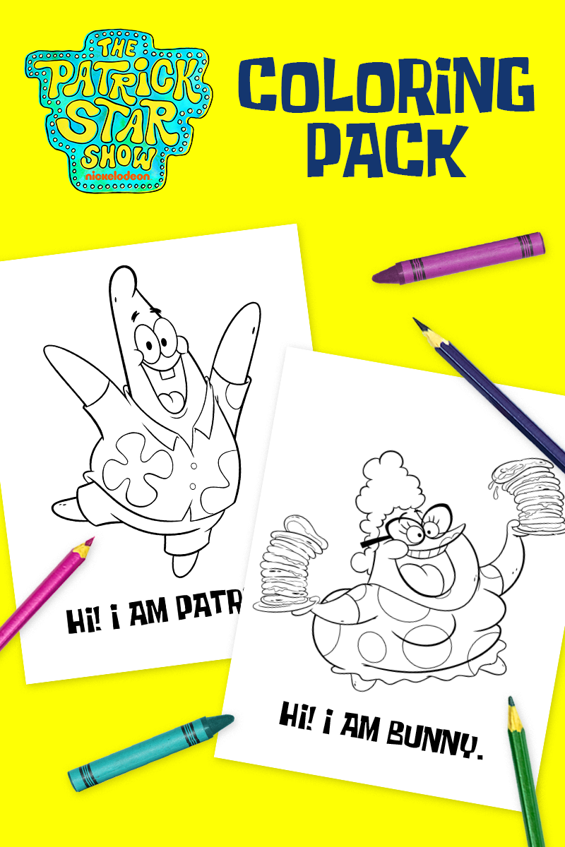 The Patrick Star Show Coloring Pages