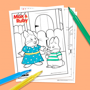 Color Some Funny Bunnies