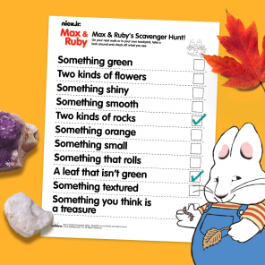 Look Out! It’s a Max & Ruby Scavenger Hunt