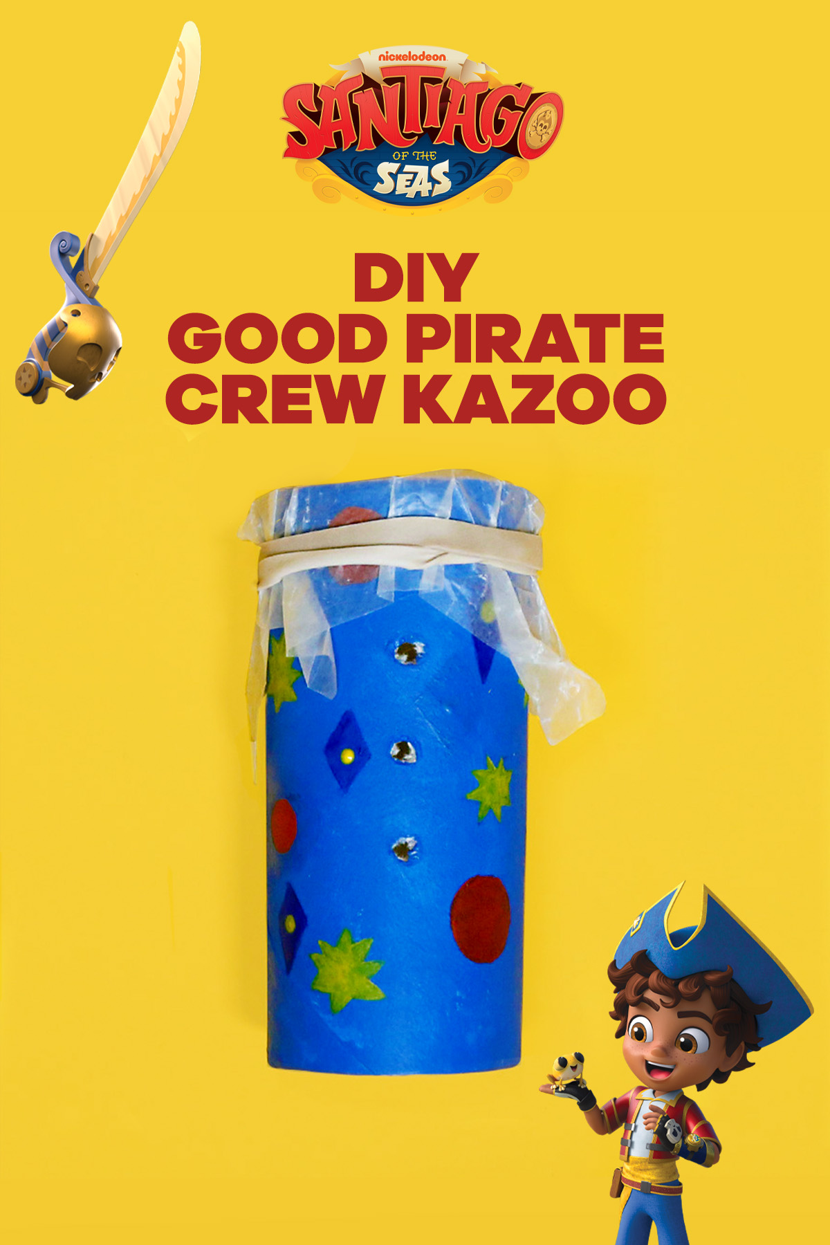 Santiago of the Seas DIY Pirate Crew Kazoo