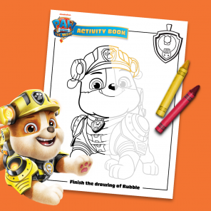 Finish This PAW Patrol Drawing