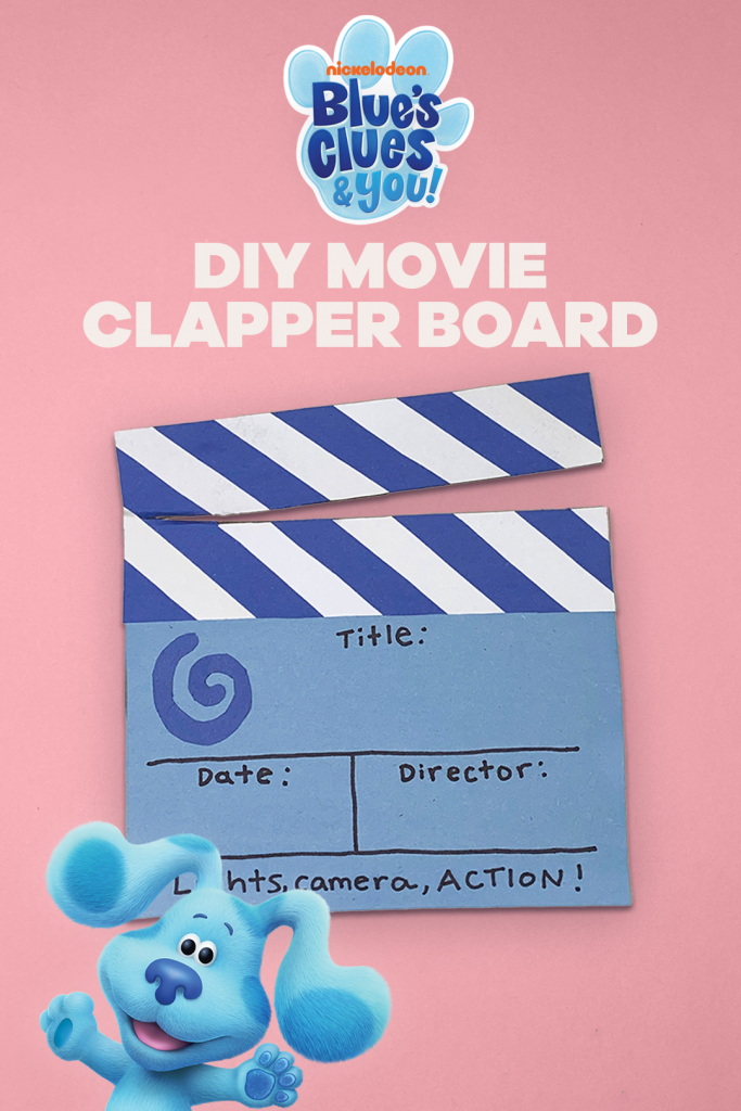 And… Action! Blue’s Movie Clapboard Nickelodeon Parents