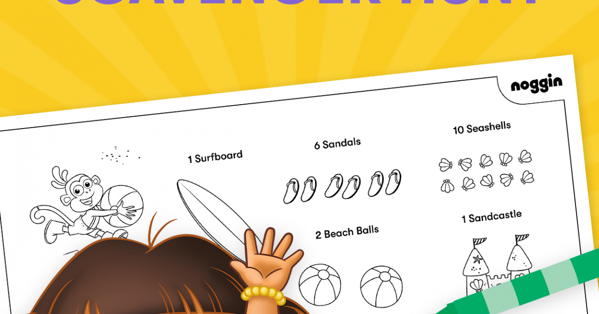 Explore Dora s Beach Scavenger Hunt Nickelodeon Parents