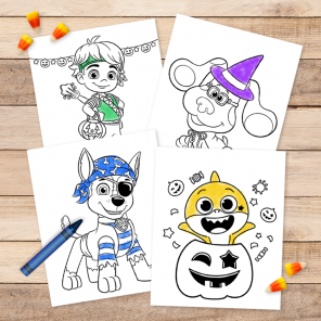 Nick Jr. Halloween Coloring Pack