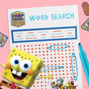 Go Fishing for SpongeBob Words