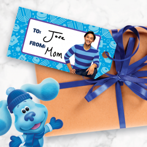 Blue's Clues & You! Hanukkah Gift Tags
