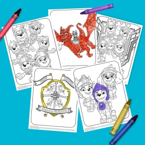 PAW Patrol Rescue Knights Coloring Pack