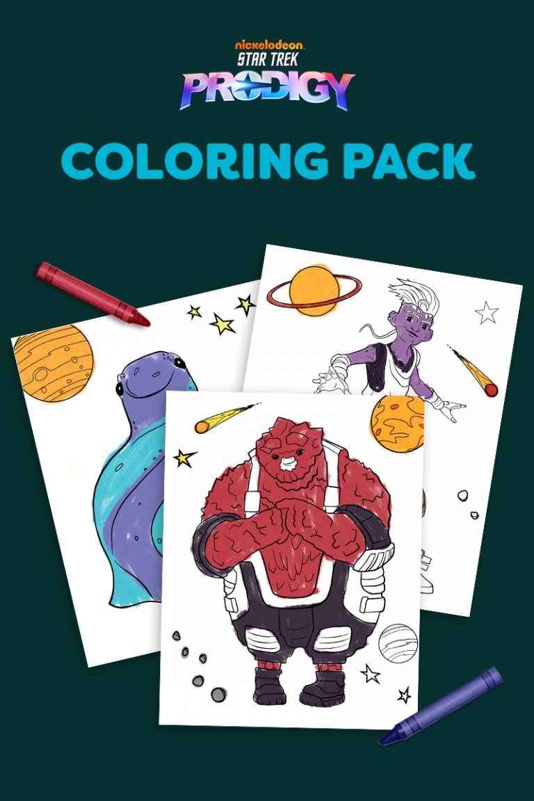 Star Trek Prodigy Color Pages Nickelodeon Parents