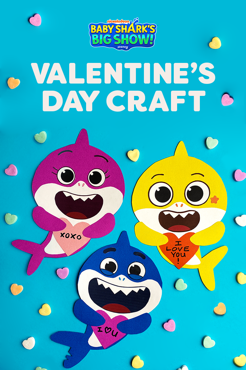 Baby Shark's Valentine Craft | Nickelodeon Parents