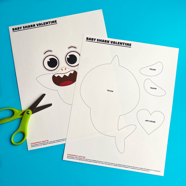 Baby Shark???s Valentine Craft | Nickelodeon Parents