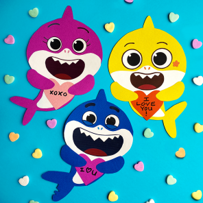 Baby Shark’s Valentine Craft