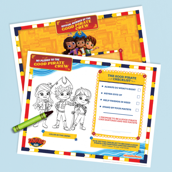 Nickelodeon Parents Printables, coloring pages, recipes, crafts, and