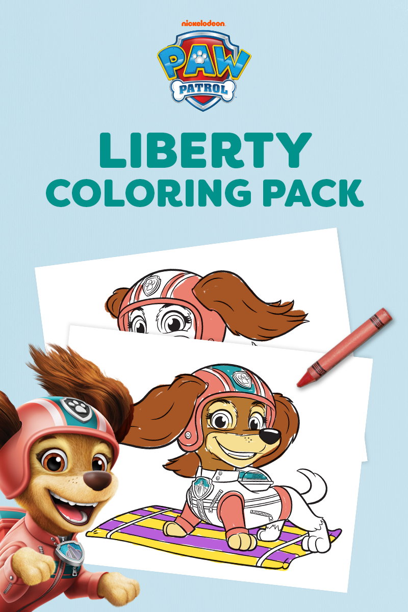 PAW Patrol Liberty Coloring Pack | Nickelodeon Parents