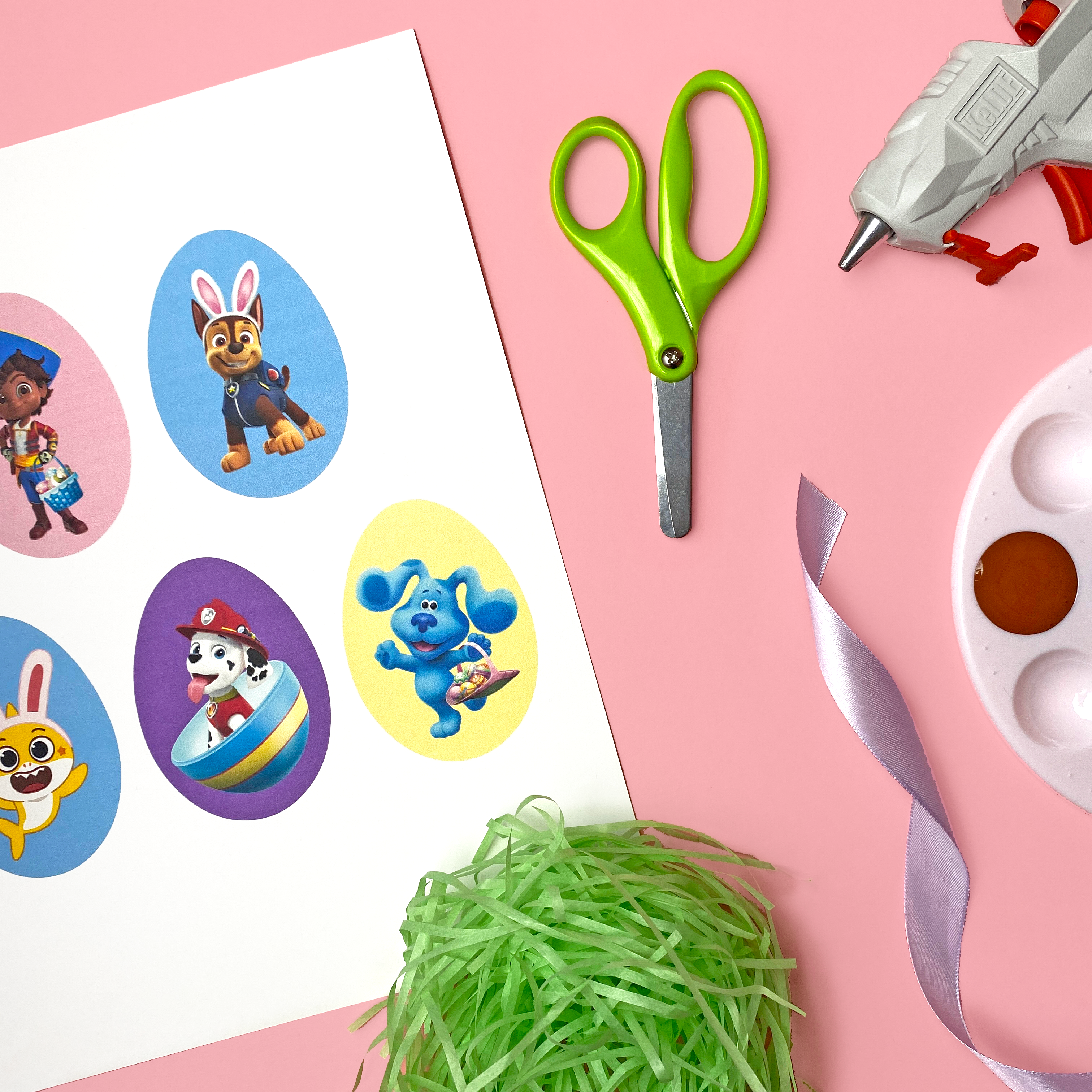 Nick Jr. DIY Easter Basket Step Step 1 