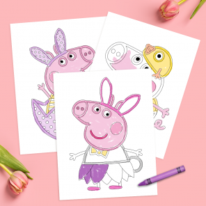 Peppa Pig Easter Coloring Pack