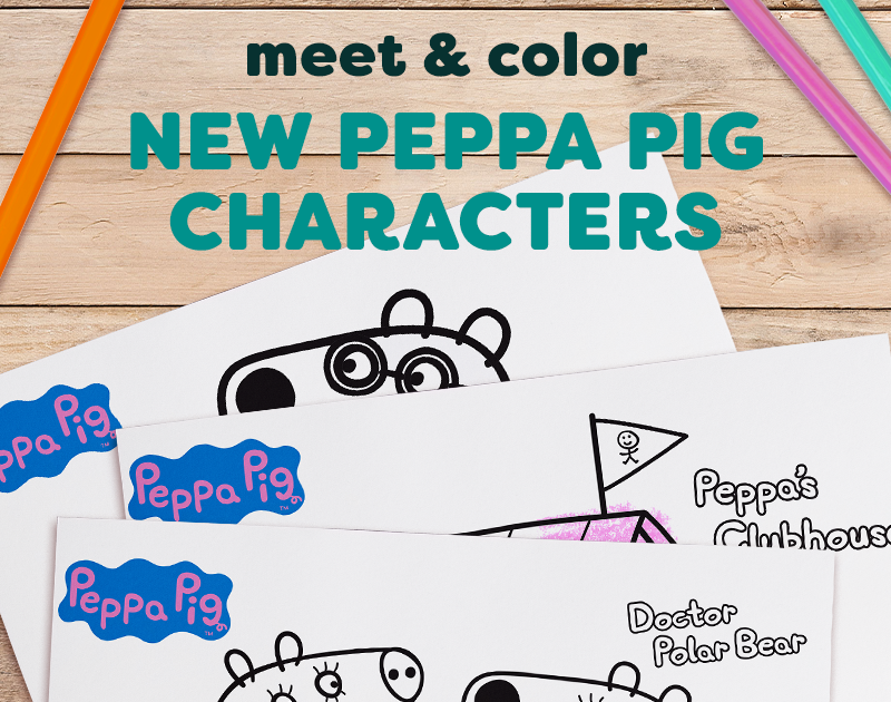 Peppa’s New Friends! A Coloring Pack | Nickelodeon Parents