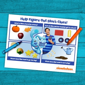 More Blue’s Clues Activity Sheets for Students