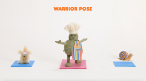 Warrior Pose! Do Yoga with Tiny Chef