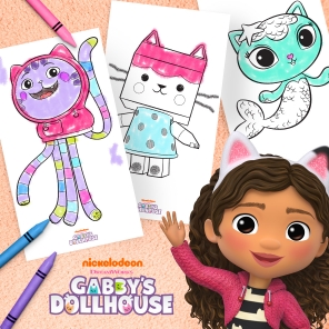Gabby's Cat-Packed Coloring Pack