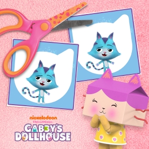 Gabby's Dollhouse Icon Cat' Sticker