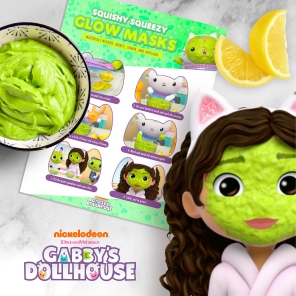 DIY Gabby's Dollhouse Glowy Facemasks!