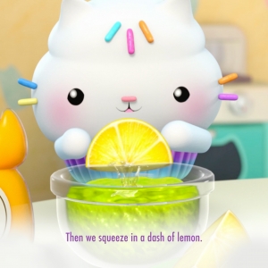 Then we squeeze in a dash of lemon 