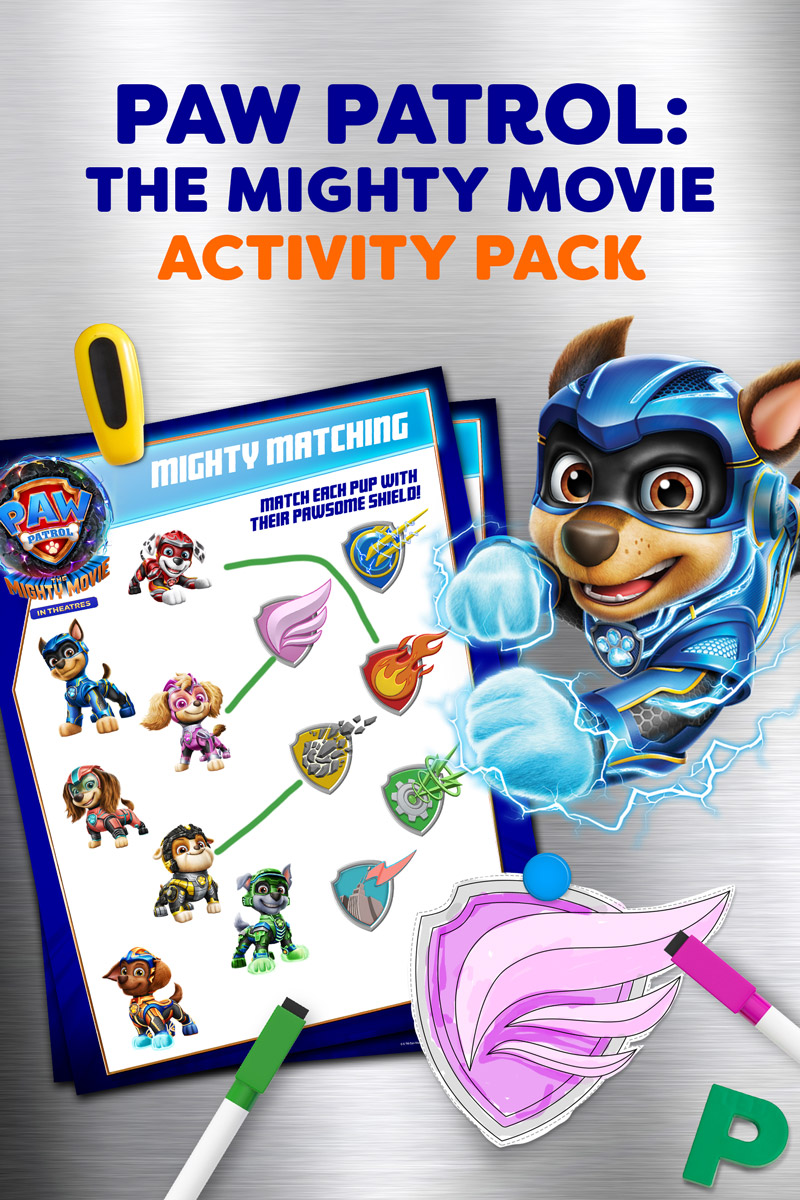 Paw Patrol: The Mighty Movie activity pack