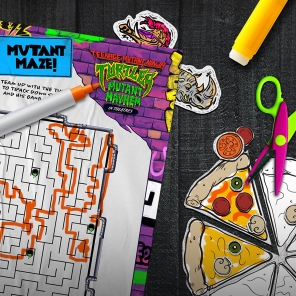 Turtle-tastic TMNT: Mutant Mayhem Activity Pack