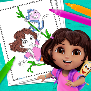 DORA & Friends Coloring Pack