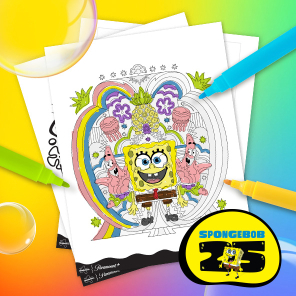 Color Like A Sponge! Special Edition SpongeBob Coloring Pages