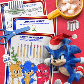 Sonic the Hedgehog Holiday Activity Pack
